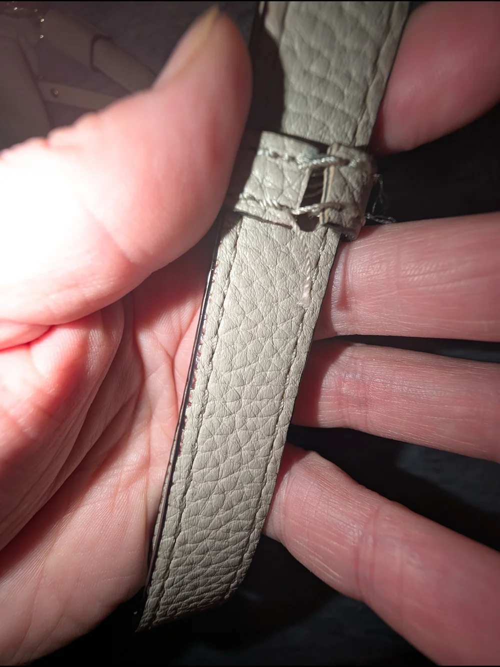 kate spade Pebbled Leather Crossbody Bag in Light Taupe